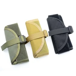 Bolsa de herramientas enrollable EDC, bolsillo deslizante, organizador de bucle elástico, bolsa de utilidad, equipo de arranque de fuego, cuchillos, almacenamiento de bolígrafos, bolsa de caza