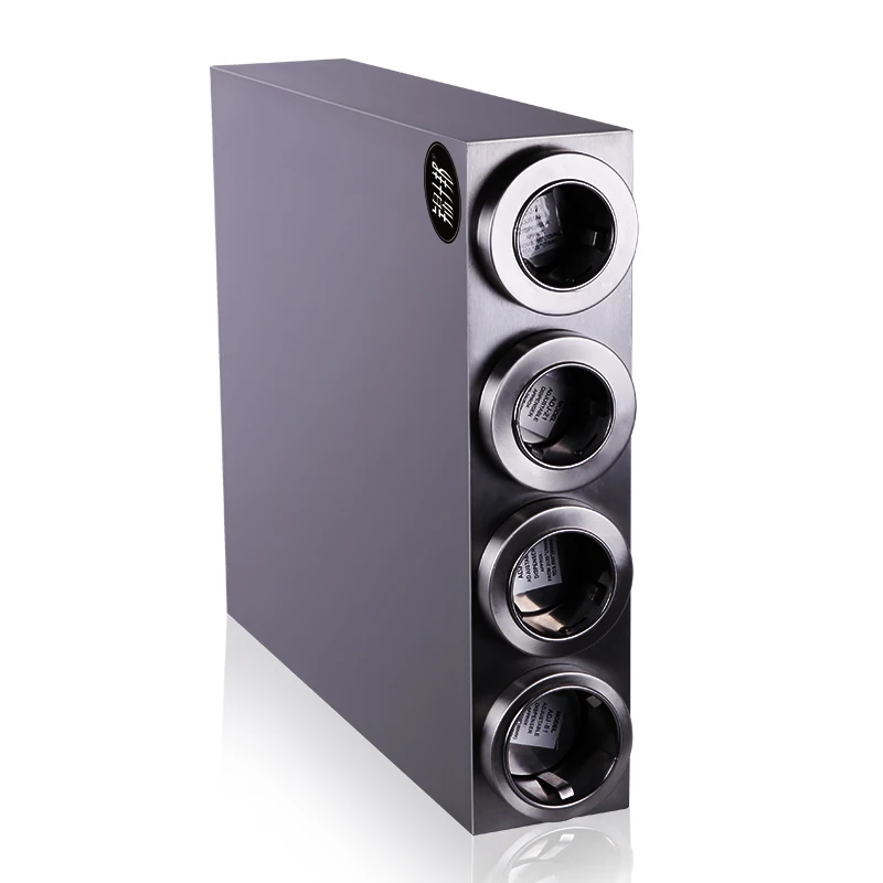 Separador de tazas de cuatro orificios y dos agujeros de acero inoxidable, dispensador de tazas de té de la leche de Coca-Cola, cubo dispensador de tazas de un solo orificio - imagen 3