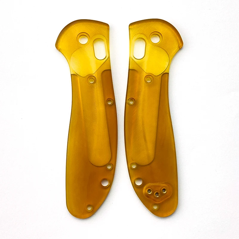 Cuchillo plegable hecho a medida, parches de básculas con mango Ultem PEI para cuchillos originales BM 550/551, Material de parche, accesorios DIY, 1 par - imagen 4