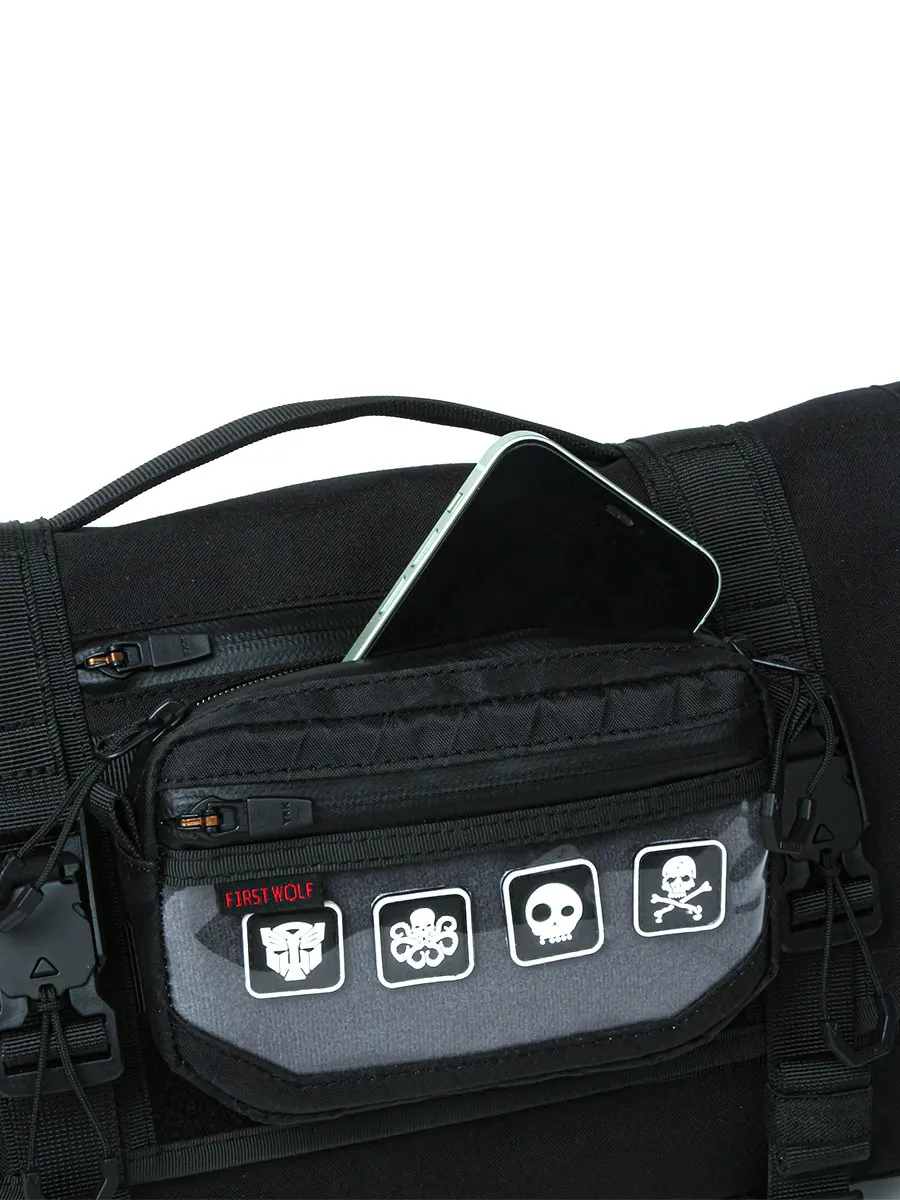 Pequeña máquina de almacenamiento de transparencia en T, subbolsa con ventana Molle, Xpac, FGM-03 táctico impermeable - imagen 3