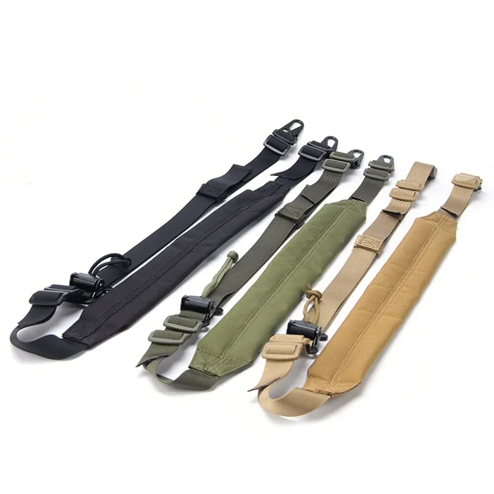 Correa de eslinga para Rifle MK2 ajustable rápido de doble punto, correa de hombro acolchada para pistola de 2 puntos - imagen 2