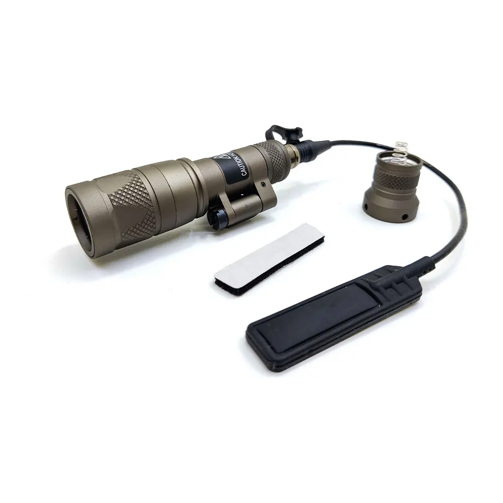 SOTAC-minilinterna LED táctica M340V, luz blanca con interruptor de presión remoto, Riel de 20mm - imagen 5