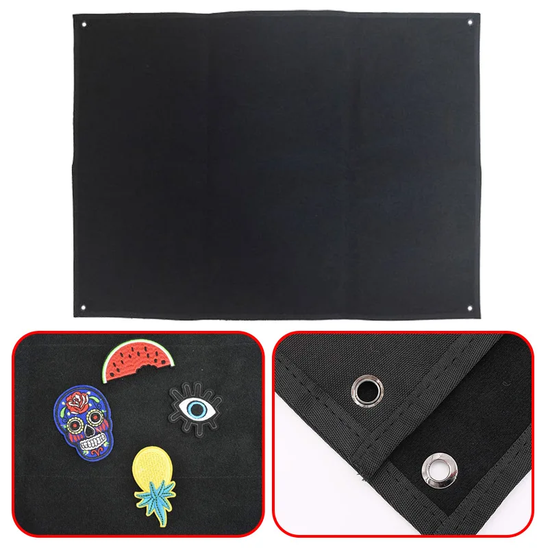 Parches tácticos EDC montados en la pared, almacenamiento de insignias, póster de exhibición, brazalete colgante de nailon, acabado de colección decorativa DIY - imagen 5