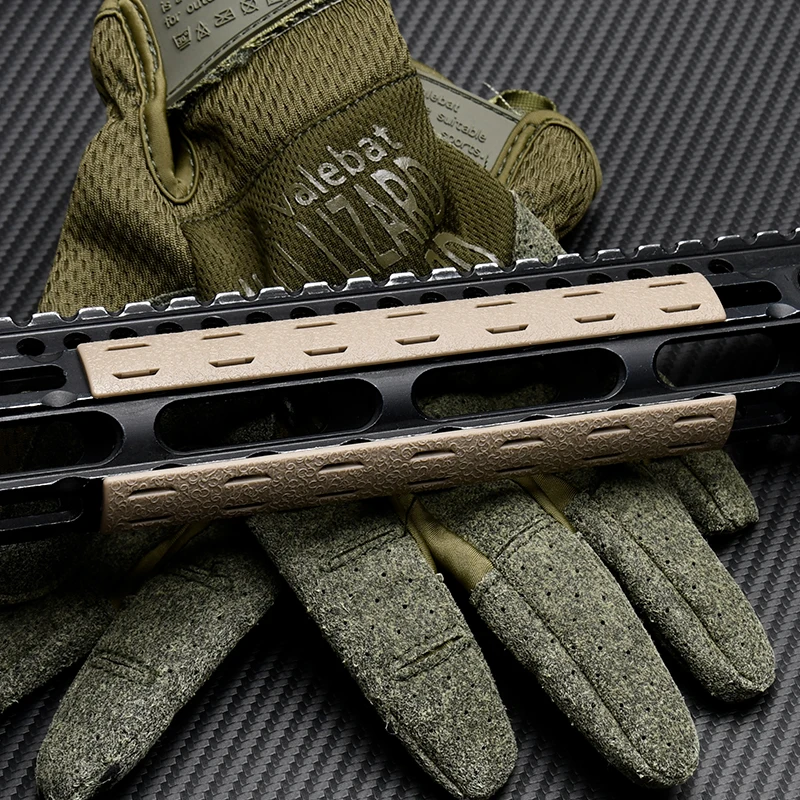 WADSN 5 uds MLOK/KEYMOD Panel de cubierta de montaje en riel 140mm Protector de manos de nailon protección de manos antideslizante accesorio táctico de caza - imagen 4