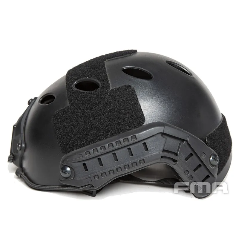 FMA táctico Airsoft Paintball rápido fino PJ casco protector nieve camuflaje colores M/L L/XL - imagen 4