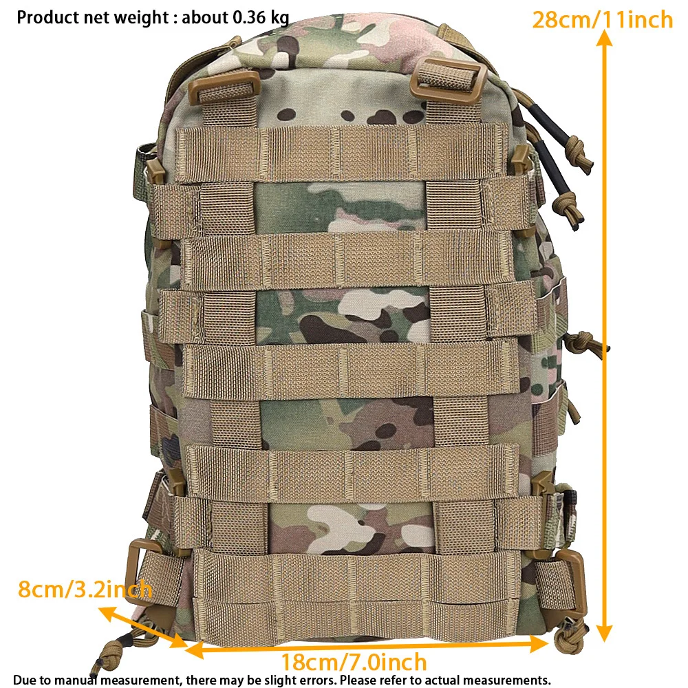 Mochila de agua táctica MOLLE GP, bolsa de hidratación - imagen 3