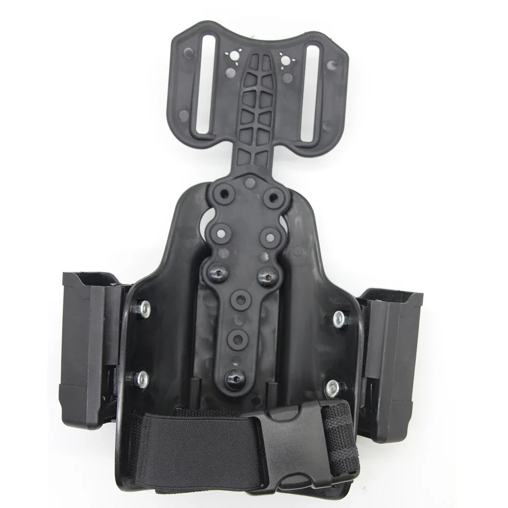 Plataforma táctica de caída de pierna Universal GL17 19 Beretta M9 Colt 1911 P226 accesorios de caza funda para pistola universal todos - imagen 4