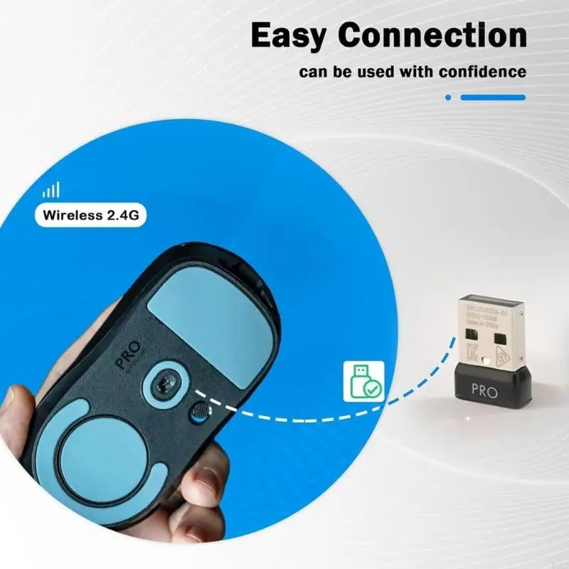 Receptor ratón USB para g prolightpeed mouse instalación rápida durabilidad construcción transmisión señal estable k1kf