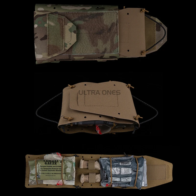 Bolsa táctica EMT, bolsa médica MOLLE, Kit de supervivencia de primeros auxilios de despliegue rápido, bolsa de emergencia para caza EDC al aire libre - imagen 5