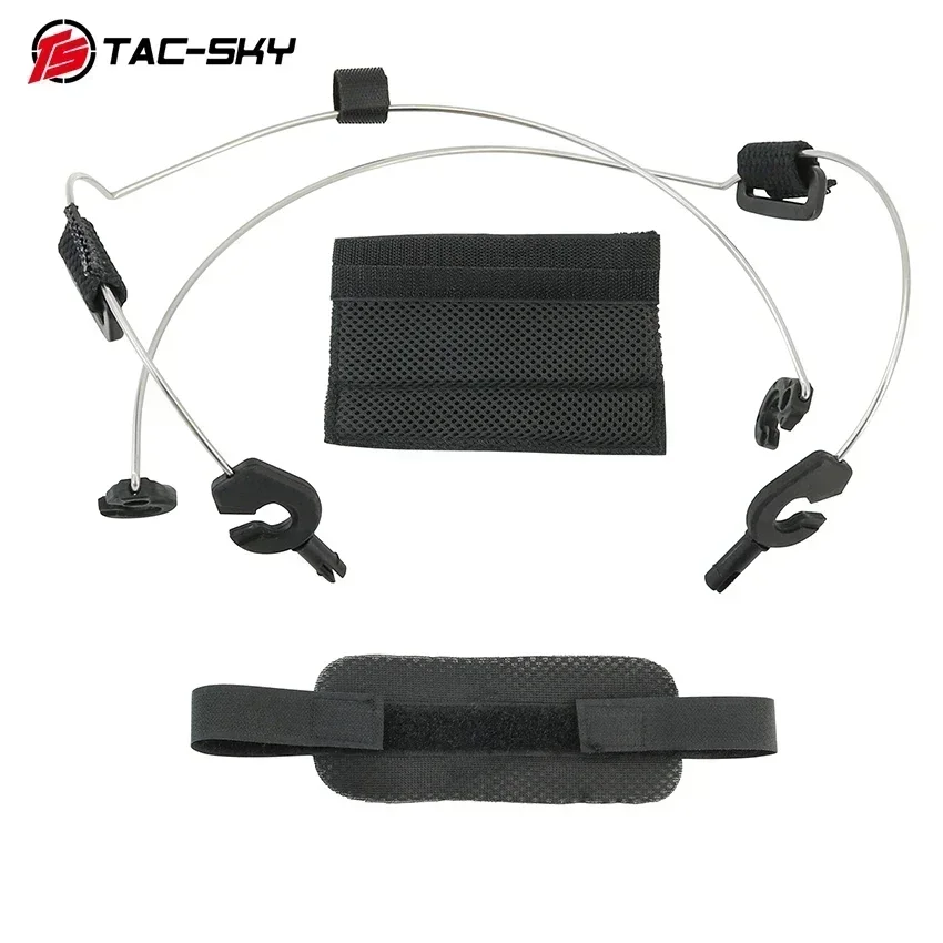 TAC-SKY táctico C2 C3 diadema trasera accesorios para auriculares tácticos COMTAC protección activa para los oídos auriculares de tiro Airsoft - imagen 4