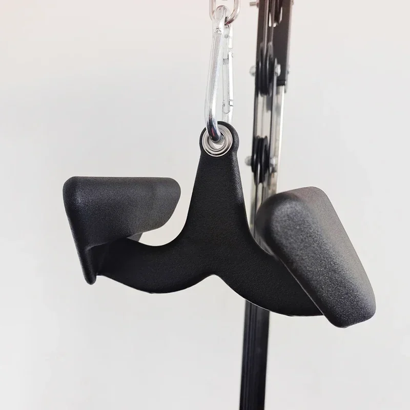 Mango de Fitness para gimnasio en casa, barra de tracción Lat, bíceps, tríceps, entrenamiento muscular de espalda, mango de fila de entrenamiento de fuerza y soporte de almacenamiento - imagen 5