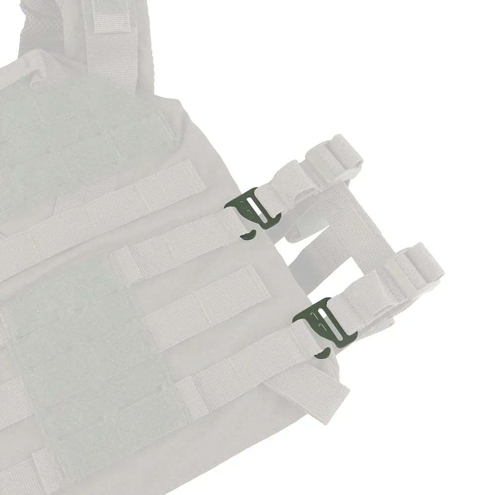 Hebilla de correas con gancho G, chaleco táctico, placa transportadora, correa de liberación, hebilla de Metal, gancho de repuesto, accesorios para exteriores, 1/2 Uds.