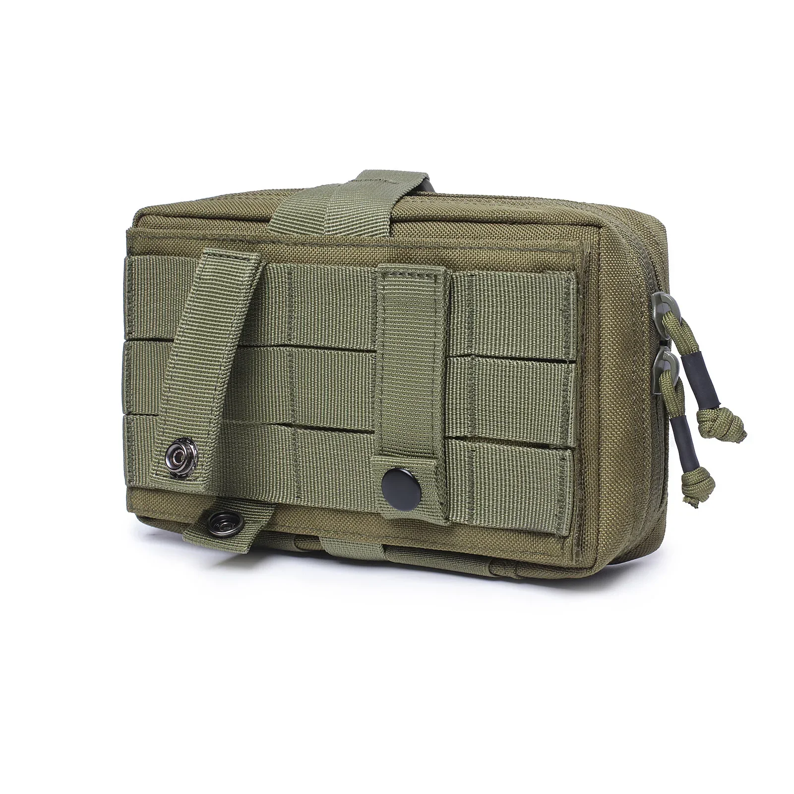 Bolsa de utilidad táctica MOLLE, bolsa de equipo de herramientas compacta para caza, senderismo, chaleco, bolsa para acampar al aire libre - imagen 4