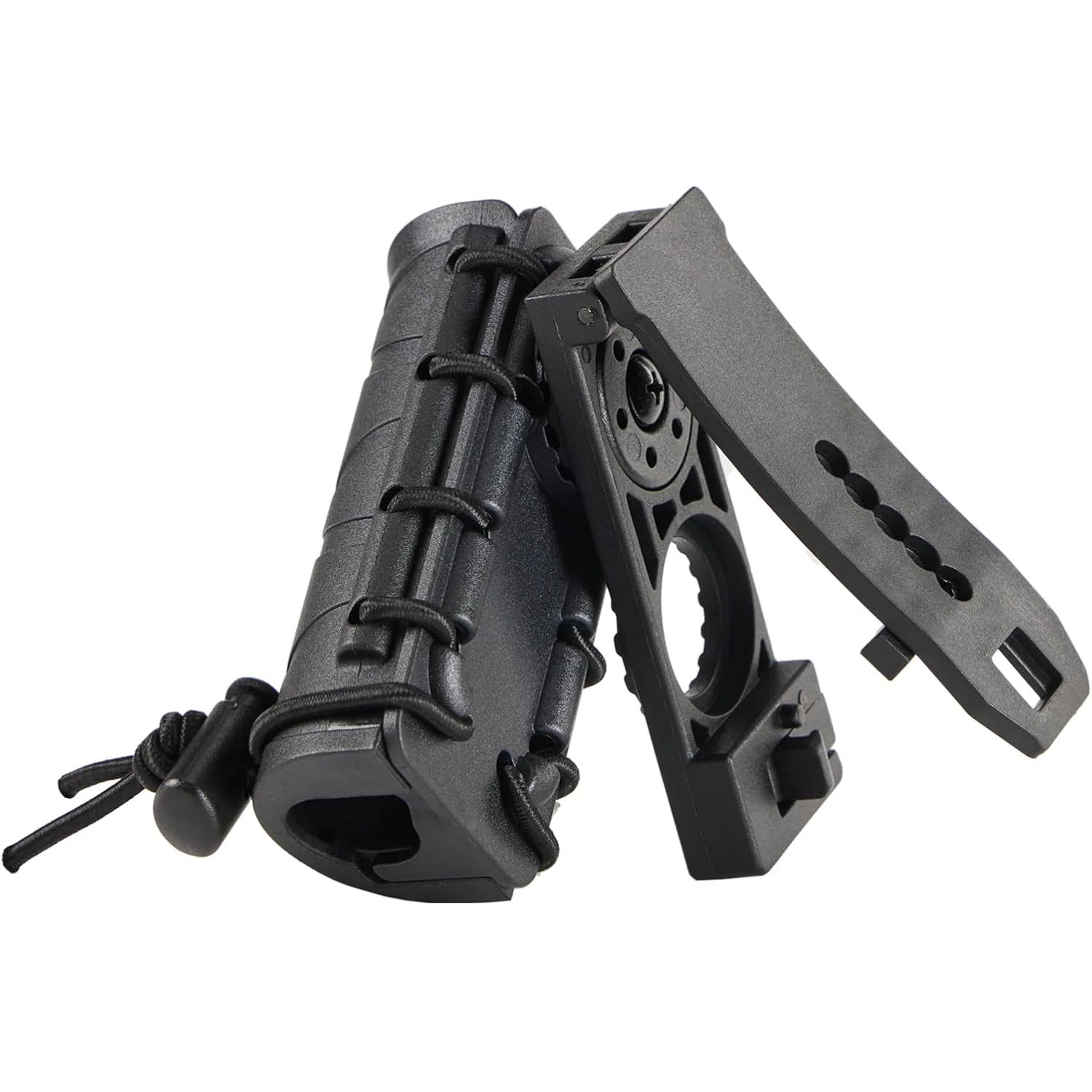 Funda de pulverización OC/Mace con tapa abierta para cinturón/chaleco de servicio, estuche de pulverización de pimiento de liberación rápida MK3/MK4, soporte para recipiente, funda portadora de polímero - imagen 3