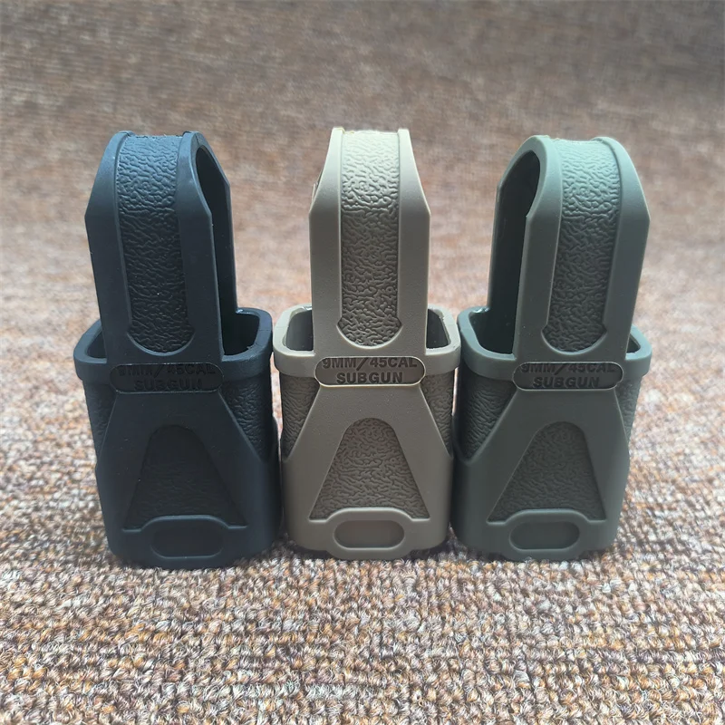 Jaula táctica Airsoft de 9MM NATO para subpistola, bucles de goma mágicos rápidos para MP5 MP5K, asistencia para revistas, accesorios para bolsa de Rifle de caza - imagen 4