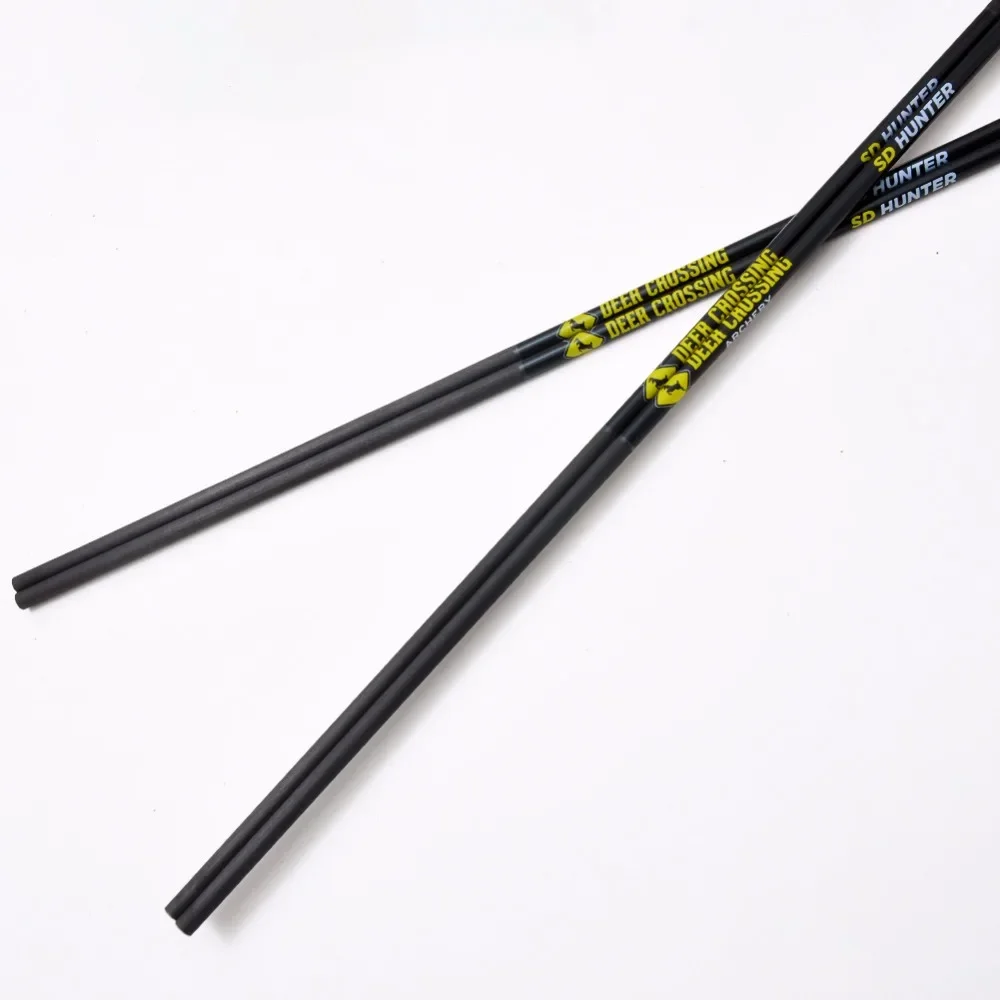 Flechas de carbono puro para tiro con arco recurvo, eje de 12 piezas, Sp800, ID4.2mm, 30 pulgadas - imagen 4