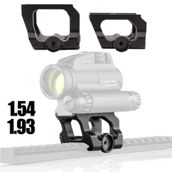 Táctico 1,54 1,93 altura Riser alcance QD montaje vista aumentar Base adaptador soporte T01 T02 Dot Reflex mira Mpunt ajuste 20mm
