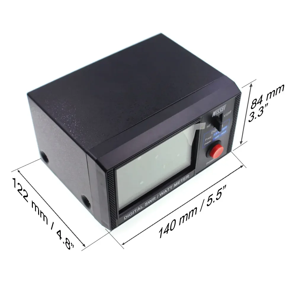 Nissei DG-503MAX medidor Digital SWR/WATT HF VHF UHF 1,6-60MHz/125-525MHz DMR (TDMA)/AM/SSB medidor analizar transceptor HF - imagen 5