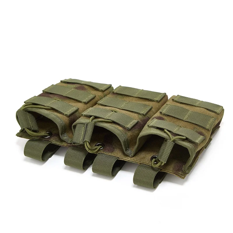 Bolsa MOLLE triple militar resistente para cargadores 5.56 y 7.62 mm - imagen 5