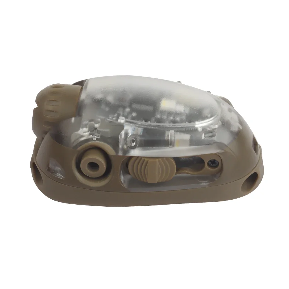 Luz de señal para casco táctico, ajustable, rojo/verde/azul/blanco/Mode IR, para exteriores, caza, Camping, linterna LED, equipo para casco Airsoft - imagen 5