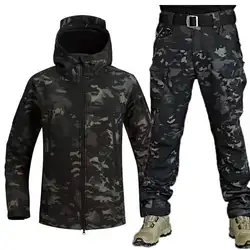 Chaqueta softshell táctica impermeable windstopper – Senderismo y exterior hombre