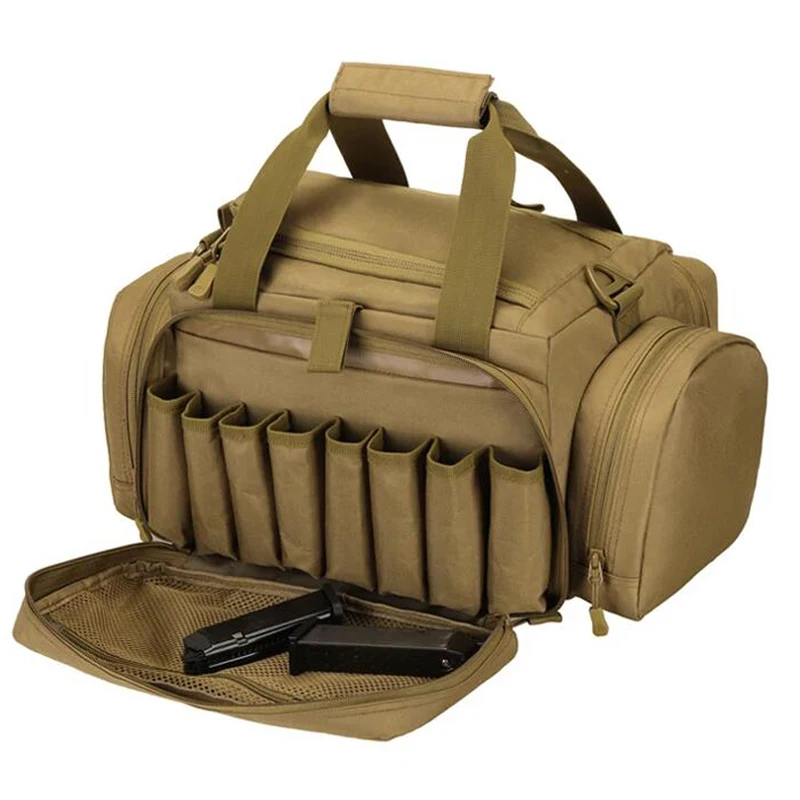 Bolsa de rango táctico para adiestramiento al aire libre, bolsa para pistola Molle, escalada, senderismo, Camping, bolso de hombro tipo bandolera, bolso de gran capacidad - imagen 5