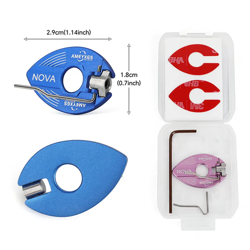 AMEYXGS Soporte de flecha magnético de aluminio para arco recurvo tiro con arco mano izquierda y derecha flecha caza objetivo práctica - imagen 4