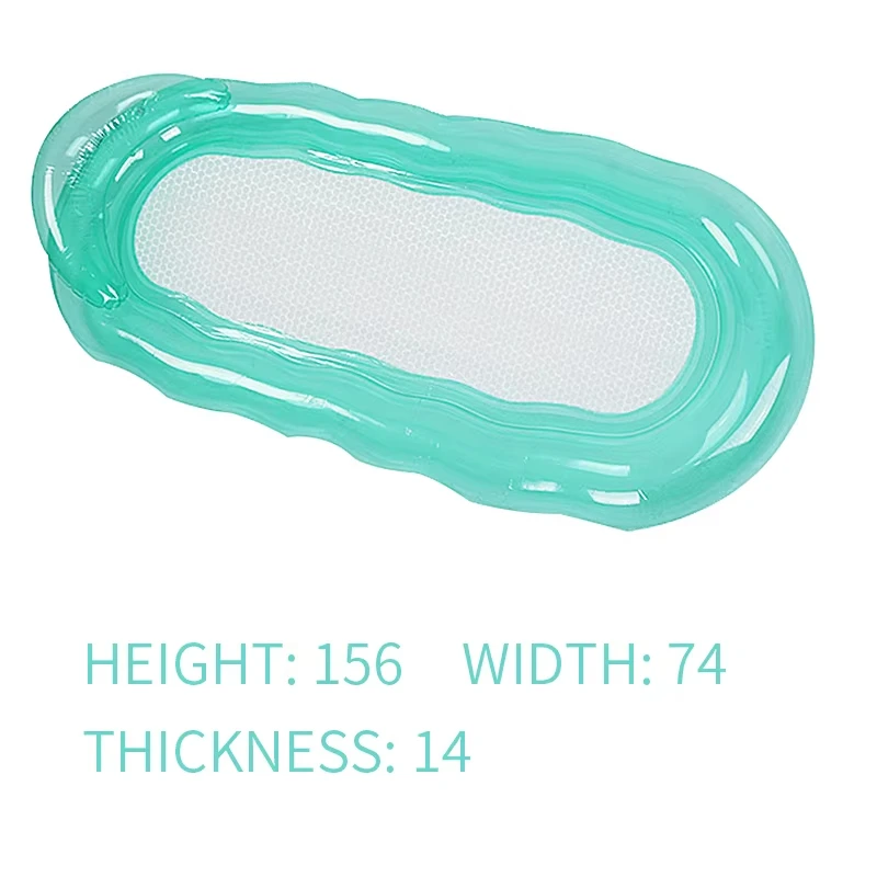 Hamaca reclinable de agua, colchón flotante inflable, anillo de natación en el mar, juguete de fiesta en la piscina, cama de salón, verano, nuevo - imagen 3