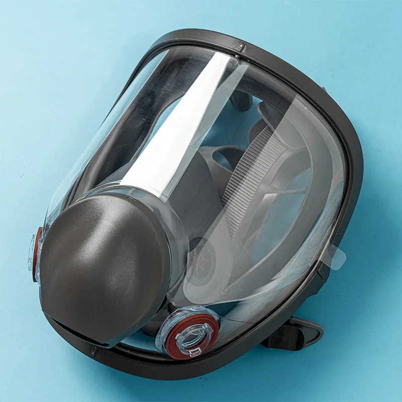 Película protectora de lente antiarañazos para 6800, Máscara de Gás Respirador, Janela Facial Completa, Protector de Tela, Pintura, Pulveri - imagen 3