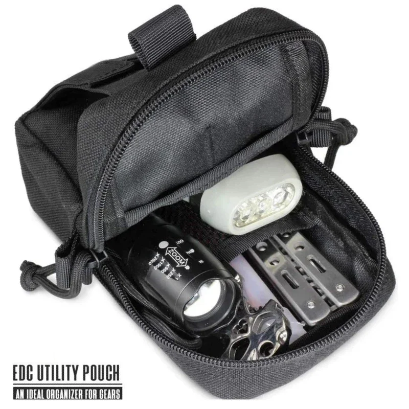 Bolsa táctica MOLLE 1000D para exteriores - riñonera EDC y funda móvil - imagen 5