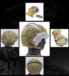 AF CP2 Cubierta camuflaje casco táctico con malla