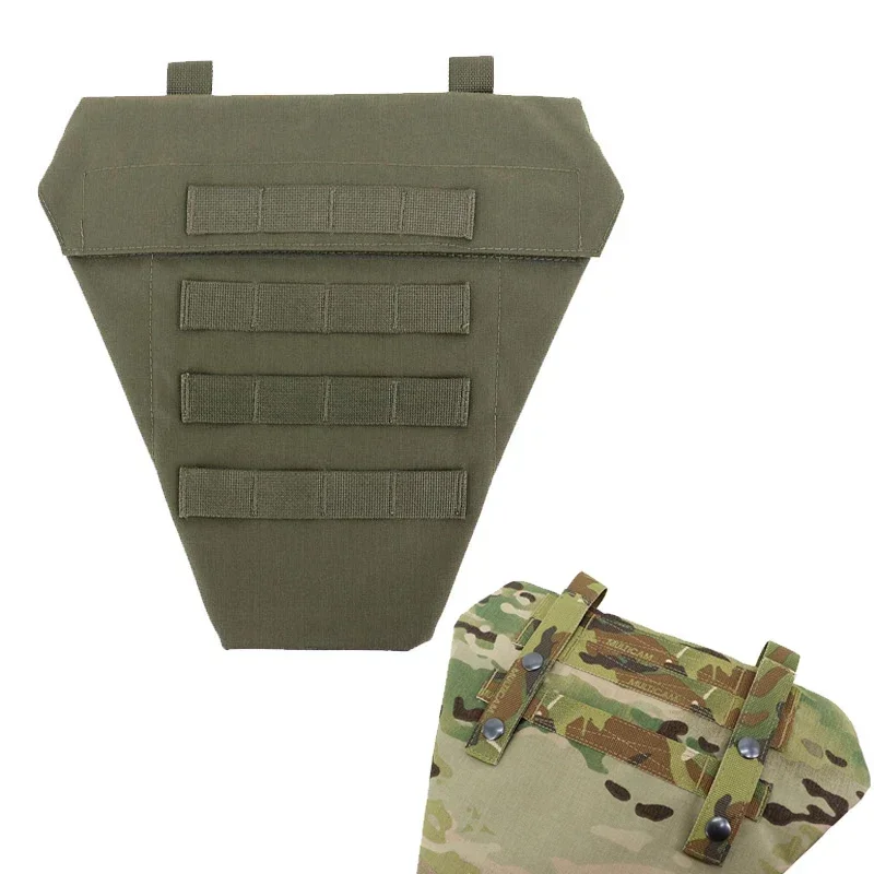 Chaleco táctico Molle, bolsa Airsoft EDC 500D, bolsa de expansión de placa, equipo, chaleco de caza al aire libre, bolsa de Panel de plataforma para Abdomen