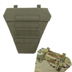 Chaleco táctico MOLLE con panel abdominal y bolsa para placas
