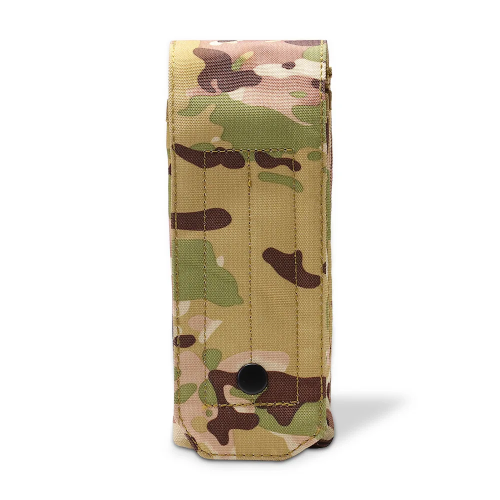 Bolsa táctica de camuflaje para una sola revista, estuche de almacenamiento MOLLE Mage para Rifle M4 AK, bolsa tipo bala, accesorios de caza