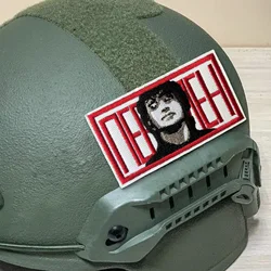 Parche Táctico de Viktor Tsoi, Leyenda del Rock Ruso, Insignia de la Banda Kino, Emblema Bordado con Gancho y Bucle para Mochila o Chaqueta