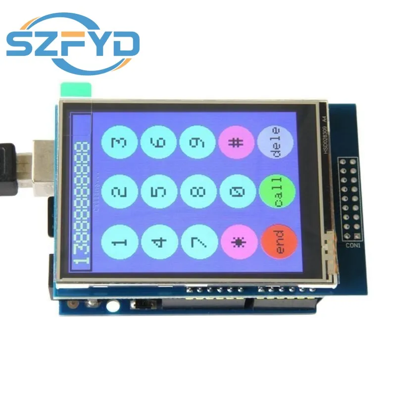 Módulo LCD Pantalla LCD TFT de 2,8 pulgadas para placa Arduino UNO R3 y soporte Mega 2560 con lápiz táctil Gif - imagen 5