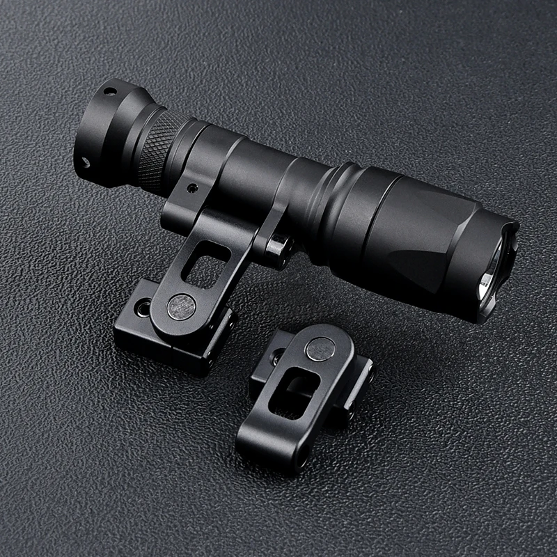 WADSN nuevo soporte rápido para casco Surefir M300 M600 Mini luz de explorador M340 M640 Flashligjt táctico M-AX ARC casco adaptador de abrazadera de riel - imagen 2