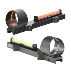 Mira óptica de caza Shooin RIB punto verde/rojo, fibra ligera