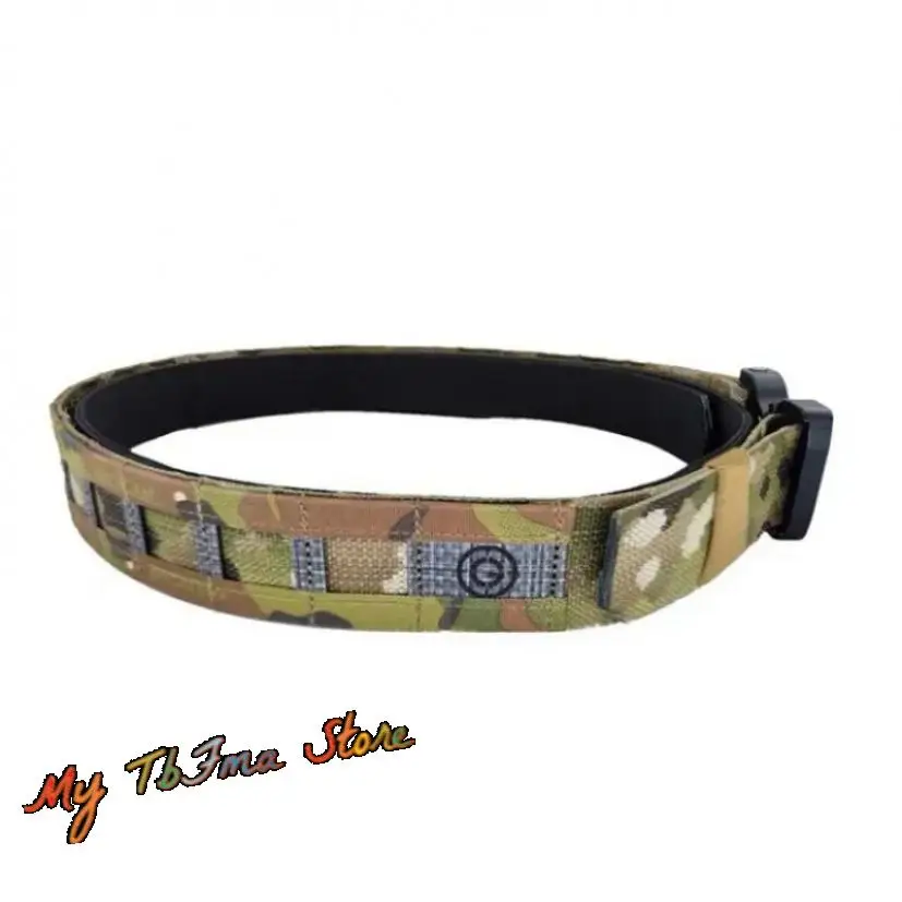 Cinturón táctico de caída GBRS, correa de Moller de 2 capas, hebilla de anillo doble de liberación rápida, placa de Tegris, cinta especial de corte láser - imagen 4