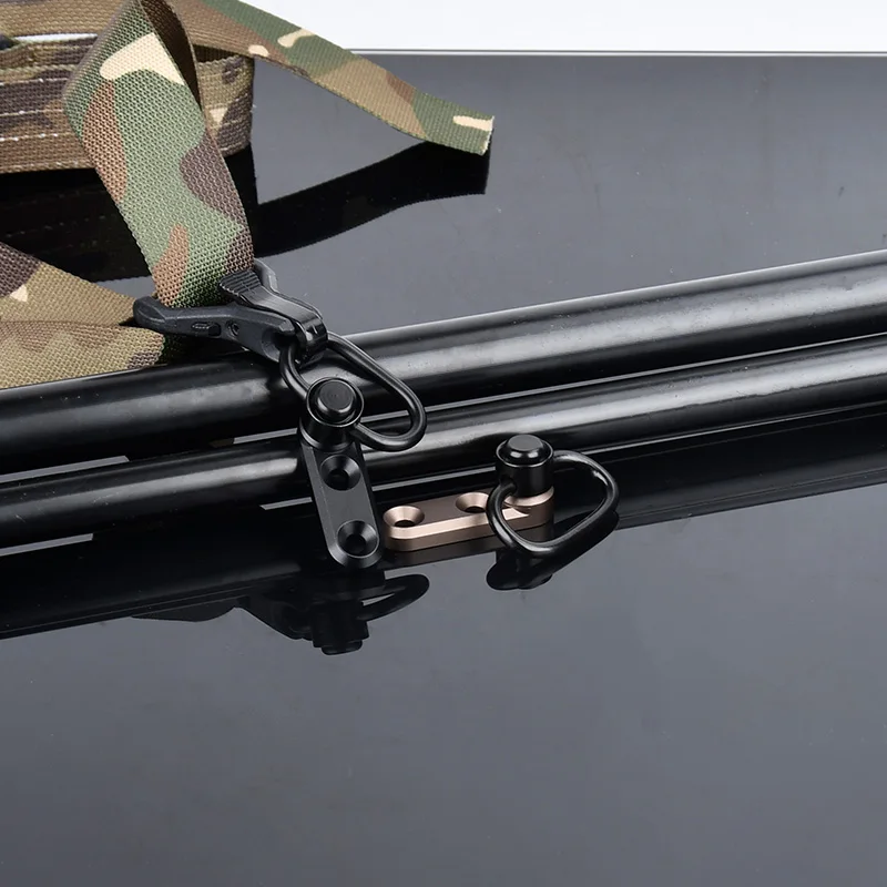 QD Sling supporto girevole Metal Fit MLOK KEYMOOD accesorios de caza M.4 a-r1.5, hebilla de pistola de aire de juguete, Instalación rápida rilascio - imagen 3