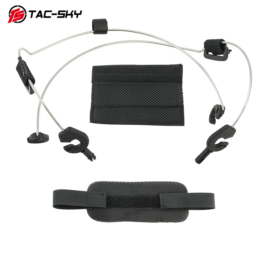 TAC-SKY Walkie-talkie táctico, diadema, accesorios para auriculares de tiro COMTAC, orejeras de caza con reducción activa de ruido - imagen 3