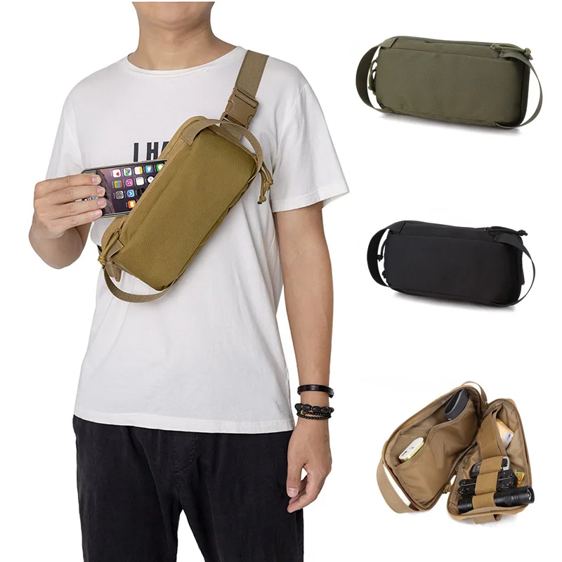 Riñonera táctica de hombro para hombre, bolso grande para teléfono, viaje, deportes al aire libre, senderismo, cinturón, bolsa de herramientas, EDC Banana - imagen 2