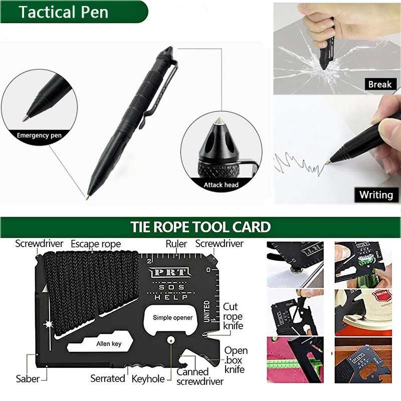 Botiquín primeros auxilios táctico IFAK Molle – Kit supervivencia exterior - imagen 2