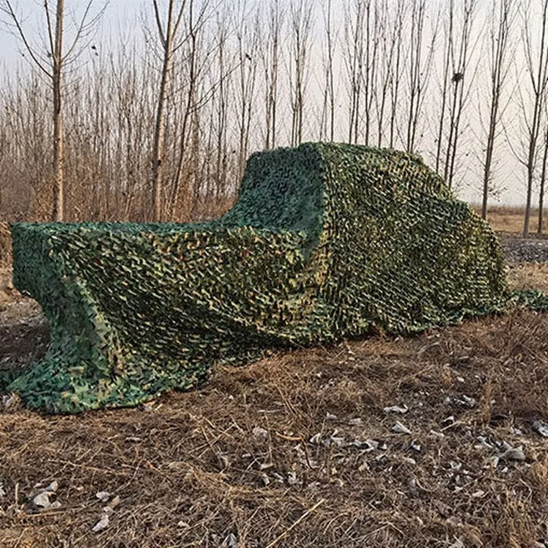Malla de camuflaje del bosque, sombra de Selva, Red de refugio solar - imagen 3