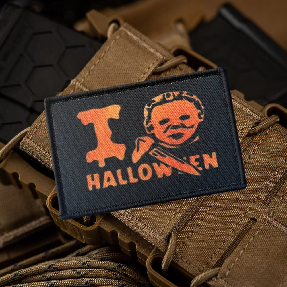 Parche táctico Halloween Michael Myers – Insignia de gancho y bucle - imagen 4