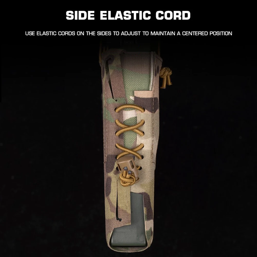 Bolsa de Radio táctica para walkie-talkies AN/PRC148/152/163, cordón de choque de almacenamiento, retensión, chaleco de caza Airsoft, aparejo de pecho, bolsa lateral - imagen 5