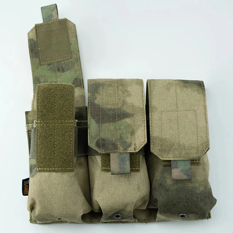 Molle táctico, varios kits de bolsas, estuche de Triple accesorio, bolsa para interfono de Radio, bolsa para artículos diversos, accesorio - imagen 3
