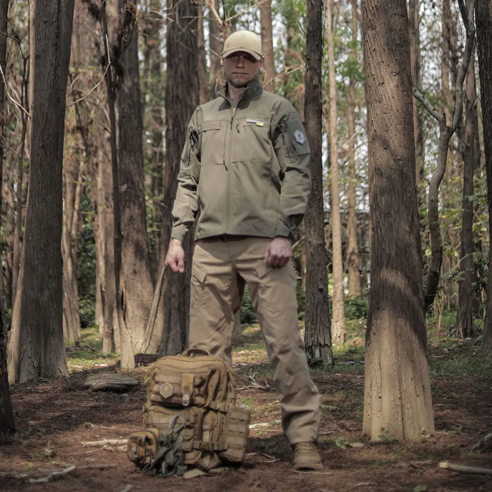 Emersongear-Chaqueta táctica Mosasaur con etiqueta azul, abrigo elástico de corte ergonómico, para acampar, senderismo, Deportes de caza al aire libre EMB9736 - imagen 5