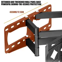 Soporte pared TV ajustable con movimiento completo