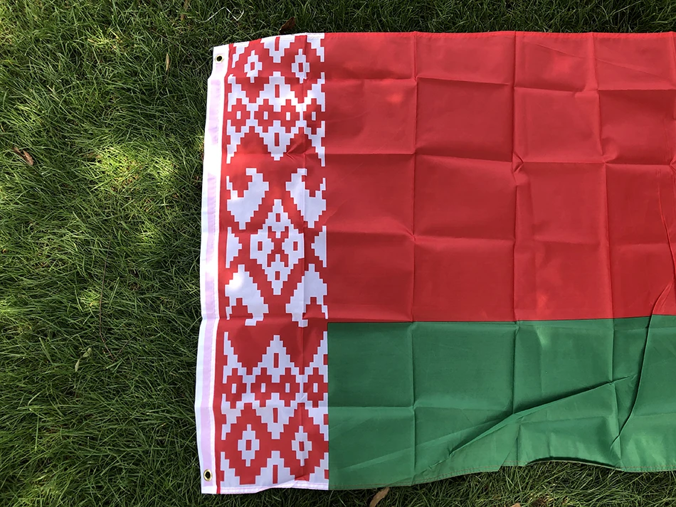 BANDERA DE SKY, envío gratis, bandera de Bielorrusia, 90x150cm, bandera nacional bielorrusa de poliéster de alta calidad para decoración y actividades del hogar - imagen 3
